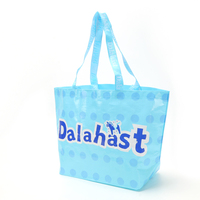 Sac tissé en PP, sac en plastique tissé, sac en PP, sac fourre-tout en PP personnalisé imprimé, respectueux de l'environnement, teinture colorée résistante pour une visibilité à long terme