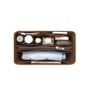 Factory Custom Open Fashion Felt Bag Organizer for Large Capacity Makeup <strong>Handbag</strong> <strong>Insert</strong>, Customizable for Cosmetic Storage - Product Image 1