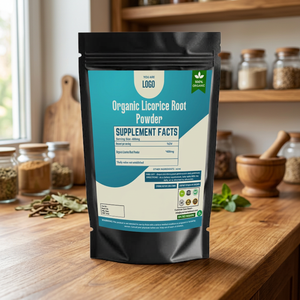 Extrait Pur de Racine de Réglisse Biologique, Poudre Végétale Sauvage Cultivée, Extraite par Solvant, Qualité Alimentaire, Vrac Direct - Product Image 3