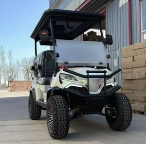 รถกอล์ฟล่าสัตว์รุ่นใหม่ล่าสุดปี 2025 แบตเตอรี่ลิเธียม 24V  2/4/6 ที่นั่ง  สำหรับขับขี่ออฟโรดและบนถนนได้  รถกอล์ฟไฟฟ้ามอเตอร์ 5KW รับน้ำหนักได้ 300 กก. - Product Image 1