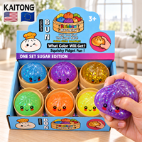 KAITONG Jouet sensoriel anti-stress Kawaii en forme de nourriture, à remontée lente, géant, à presser, type Squishies Dumpling