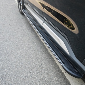 Marchepieds latéraux sportifs en aluminium pour ID.6 X Crozz 7 places EV SUV 2021- Sans perçage Ensemble complet - Product Image 5