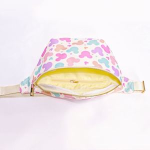 กระเป๋าคาดเอวไนลอนสีสันสดใส ขนาดใหญ่ สายยาว พิมพ์ลายทั้งใบ ดีไซน์รูปหนู สำหรับกิจกรรมกลางแจ้ง ปิดด้วยซิป พกพาสะดวก - Product Image 3