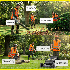 Outil de jardinage sans fil ergonomique CS 400/40 Bp Karchers, machine de coupe forestière haute performance à batterie 40V, faible vibration - Product Image 6