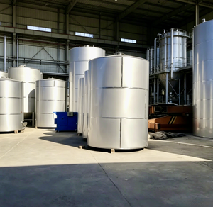 Réservoir de stockage vertical en acier inoxydable pour azote liquide/<span class=keywords><strong>eau</strong></span>/<span class=keywords><strong>carburant</strong></span>, système motorisé, capacité personnalisable pour processus humides - Product Image 5