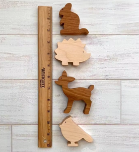 Juego de Juguetes de Animales del Bosque, Educativo, Preescolar, Montessori, Juego de Juguetes de Animales para Bebés, Alce, Zorro, Conejo, Ciervo, Oso, Búho, <span class=keywords><strong>Mofeta</strong></span> - Product Image 4