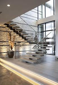 Nouvelle conception 2026 : <span class=keywords><strong>Escalier</strong></span> <span class=keywords><strong>droit</strong></span> en structure acier avec <span class=keywords><strong>marches</strong></span> en bois – Luxe moderne, Vente chaude, Fabrication directe OEM/ODM - Product Image 2