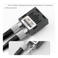 Transceptor Óptico de Grado Comercial GIANTECH 1X9, 84M, Monomodo, Doble Fibra, Conector FC, 1310NM, 20KM, Anti-interferencias, FCC/ROHS/CE 1