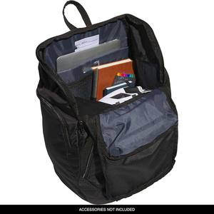 Sac à dos pour ordinateur portable pour homme de la marque ADDS, motif lettres, imperméable, cadre externe, doublure en PVC et polyester, fermeture éclair, fonctionnalité USB, sport - Product Image 2