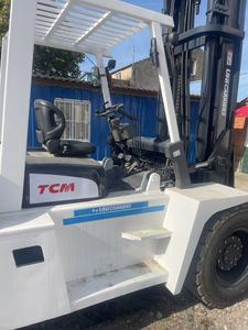 Hot Sale Japan Original Heavy Duty Used <b>Forklift</b> TCM100 10 Ton Diesel <b>Forklift</b> for Port Tested low Hours CE Certified - Product Image 6