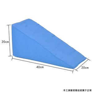 Almohada ergonómica con forma triangular para reposabrazos, para pacientes mayores postrados en cama, uso doméstico, tela cómoda, soporte de esponja elástica - Product Image 4