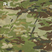 Tissu en maille camouflage AUSCAM AMCU Australie 120 g/m² léger en polyester traité infrarouge pour usage tactique, tissu tricoté