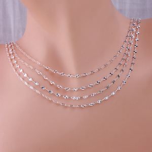 ホットセール 14K金張り 2.5mm スパークルリップチェーン 永久リンクチェーン ネックレスDIY ジュエリー製作パーツ - Product Image 6