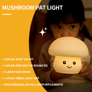 Silicone tối giản LED ánh sáng ban đêm hiện đại có thể sạc lại 1.5V AAA pin màu ấm tap ánh sáng cho phòng trang trí Max 0.5 Wát DC5V - Product Image 5