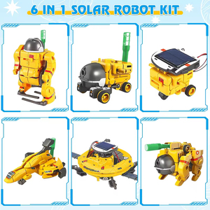 Kit de Robot Solar Recargable 6 en 1 EPT, Juguete de Robot Espacial para Niños, Ensamblaje DIY - Product Image 3