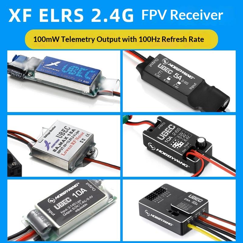 HobbyWing UBEC Module 3A 5A 8A 10A 25A Receiver Power Supply External ...