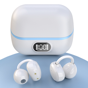 Écouteurs TWS à clip d'oreille Bluetooth 5.4 en gros, son Hi-Fi, étanches IPX4, autonomie de 90 jours, affichage numérique LED pour smartphone - Product Image 4