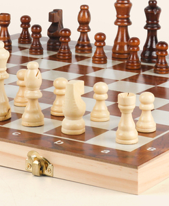 Jeux d'échecs en bois en gros d'usine comme jouets éducatifs pour enfants - Product Image 6