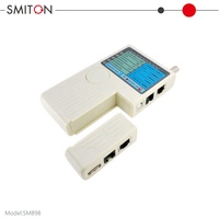 Probador de Cables de Red 4 en 1, USB/BNC/Rj11/Rj45, Probador de Cables LAN UTP STP