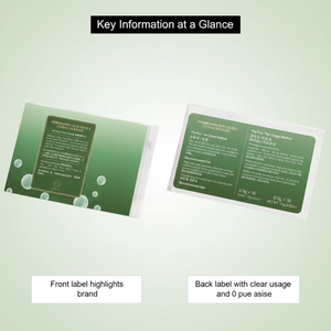 Matte Green Aluminum Foil Tea Packaging Bags Custom Printed Resealable Pouches for Tea Paste Supplement - Product Image 3
