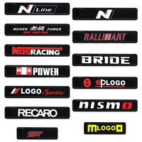 Emblème de calandre lumineux à LED avec logo de course, pièces automobiles pour Honda, Toyota, Nissan, Subaru, Mitsubishi, Hyundai