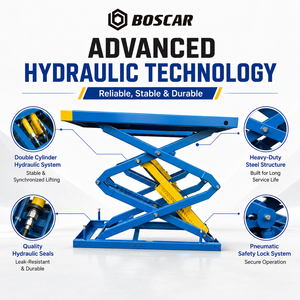 Sollevatore Auto Idraulico a Forbice a Doppio Cilindro BOSCAR TPL-3500U 3500kg/4000kg 1800mm Certificato CE/ISO per <span class=keywords><strong>Officina</strong></span> Idraulica <span class=keywords><strong>Elettrica</strong></span> - Product Image 3