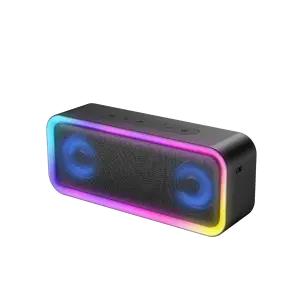 OEM定制无线扬声器RGB低音炮便携式无线扬声器10w蓝牙扬声器