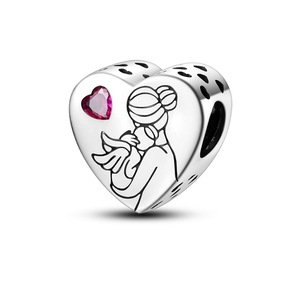 Llavero colgante <span class=keywords><strong>de</strong></span> cuentas <span class=keywords><strong>de</strong></span> cobre chapadas en plata 925 <span class=keywords><strong>de</strong></span> alta calidad para hacer pulseras <span class=keywords><strong>de</strong></span> <span class=keywords><strong>amistad</strong></span> familiar DIY collares gran oferta encanto - Product Image 6