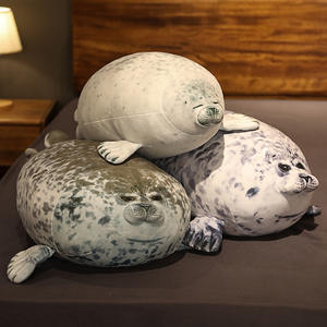 Angry Blob Seal Pillow Chubby 3D novedad Sea Lion Doll peluche bebé dormir almohada regalos <span class=keywords><strong>para</strong></span> niños acuario - Product Image 1