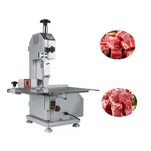 Butcher meat band saw steak bone chopper fish chicken bone cutting machine bone saw cutter