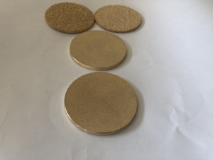 Disques frittés de filtre en bronze poreux en <span class=keywords><strong>laiton</strong></span> - Product Image 4