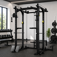 SK Commercial Multi Functional Trainer Rack Smith Machine Cable Crossover Power Rack Équipement d'entraînement de force Système de gym