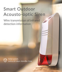 OEM tahan air sistem keamanan rumah sirene <span class=keywords><strong>Alarm</strong></span> nirkabel 120dB pengulang wifi Anti Maling Gsm daya surya jarak jauh untuk rumah - Product Image 6