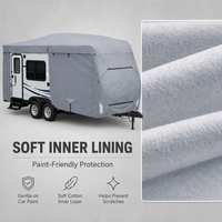 Housse de protection non tissée KXF pour camping-car, remorque, imperméable, coupe-vent, anti-poussière, protection UV pour camping-car, fabricant OEM ODM