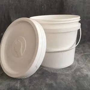 4L 5L 8L 10L baldes vazios de Plástico com tampas para molhar limpar tecido