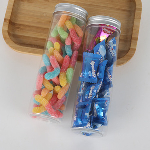 Yunjia Youshang High quality empty bottle cookie candy transparent food grade can plastic pet jar
