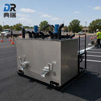 Préchauffeur hydraulique GPL à double réservoir haute efficacité pour la fusion de peinture thermoplastique pour marquage routier, idéal pour autoroutes et parkings