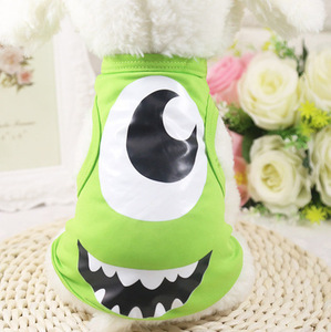Venta al por mayor precio de fábrica barato colorido suave mascota personalizado chaleco <span class=keywords><strong>ropa</strong></span> para mascotas en verano - Product Image 2