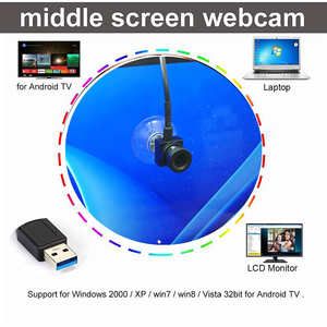 Pantalla central Webcam Pantalla ajustable 1080P 5MP 30Fps 8MP 4K Mini Cámara USB volteada Flexible 15x15mm Cámara USB Contacto visual en vivo - Product Image 2
