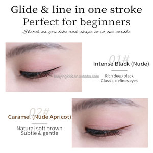 DDK Luxe Ultra-Fine Délicat Sous-Eye Liner Stylo Eyeliner Eyeliner Imperméable Anti-Sueur Noir Eyeliner Eyeliner Double Extrémité - Product Image 6