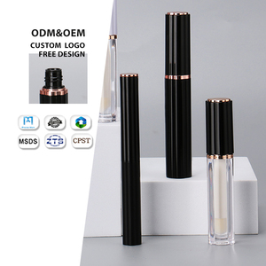 Logo personnalisé recyclable 5ml à la mode en plastique brillant à lèvres cosmétique <span class=keywords><strong>Eyeliner</strong></span> cylindrique emballage avec bouchon à vis - Product Image 1