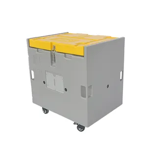 135L High Quality Insulated Dry Ice Containers Storage Box Colemen camping ice cooler box with wheels For Dry Ice