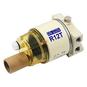 High Quality Truck Engine Parts Fuel Filter R12T Fuel Water Separator Assembly for Marine Boat in stock