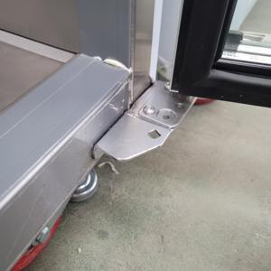 HOT SALE Edelstahl Commercial Upright 2 Glastür Gefrier schrank Aluminium tür Heavy Duty Support Rollen A Energie effizient - Product Image 6