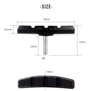 Plaquettes de frein à friction de haute qualité pour vélo de route et VTT Toopre - Product Image 3