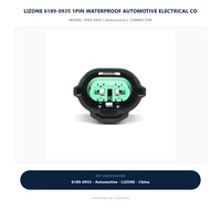 Connecteur Électrique Automobile Étanche LIZONE 6189-0935 1 Broche Prise Femelle -40~105°C Vente Directe Usine