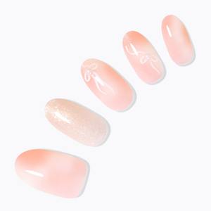 Dessing Diva Almond Flaming Ribbon Uñas artificiales - Product Image 1