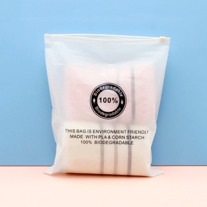 Camiseta de impresión Digital, impresión Digital, logotipo Biodegradable, personalizado, esmerilado, cremallera, embalaje de <span class=keywords><strong>ropa</strong></span>, bolsas - Product Image 1