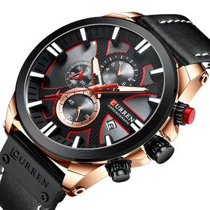 Curren 8346 người đàn ông của đồng hồ bán buôn sang trọng Nhà cung cấp Đồng hồ chống thấm nước đa chức năng thể thao đồng hồ thạch anh Relogio Masculino - Product Image 3