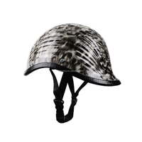 Casque de moto demi-coque style Hawk, compact et léger, ouvert, pour moto vintage